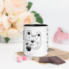 mug chien noir en ceramique