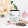 Mug chien noir - Dog palm