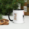 mug chien noir en ceramique