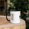 mug chien noir en ceramique