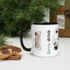mug chien noir en ceramique