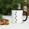 mug chien noir en ceramique