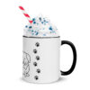 Mug chien noir - Dog palm