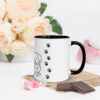 Mug chien noir - Dog palm
