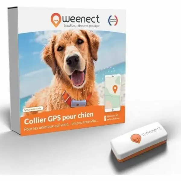 Collier chien Anti-perte Weenect XS GPS