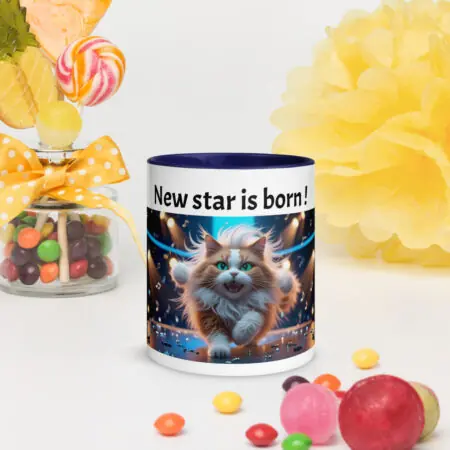 Mug Chat en Céramique coloré
