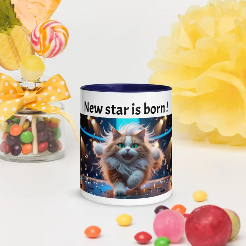 Mug Chat en Céramique coloré